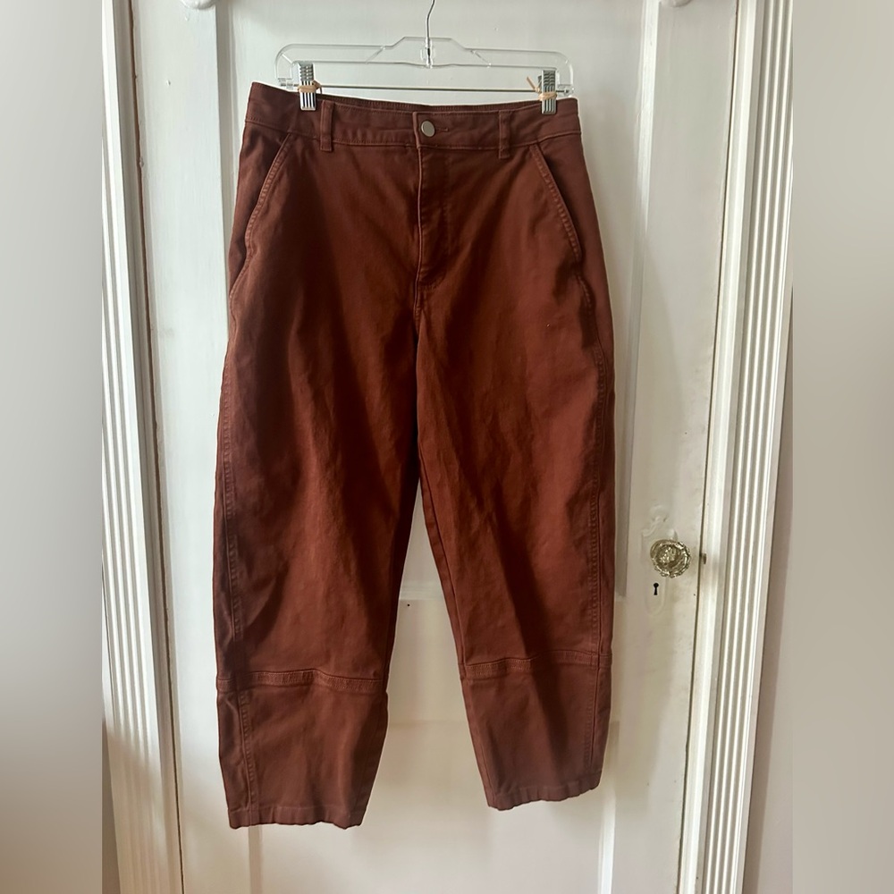 Everlane Utility Barrel Pant size 10 Brown - Picture 2 of 4